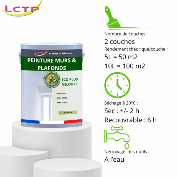 PEINTURE MURS ET PLAFONDS spéciale intérieurs toutes pièces – Image 3