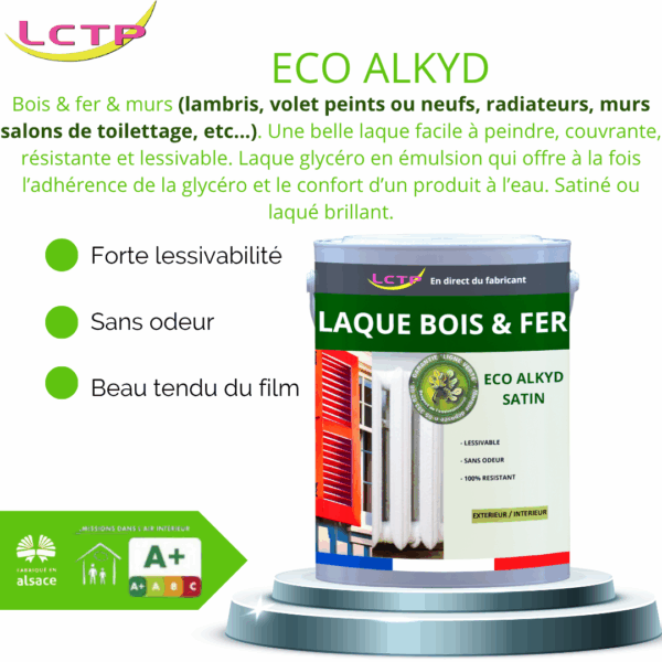 LAQUE BOIS SATINEE spéciale bois neufs – Image 2