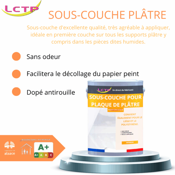 SOUS-COUCHE PLÂTRE - sous-couche pour plaque de plâtre – Image 2