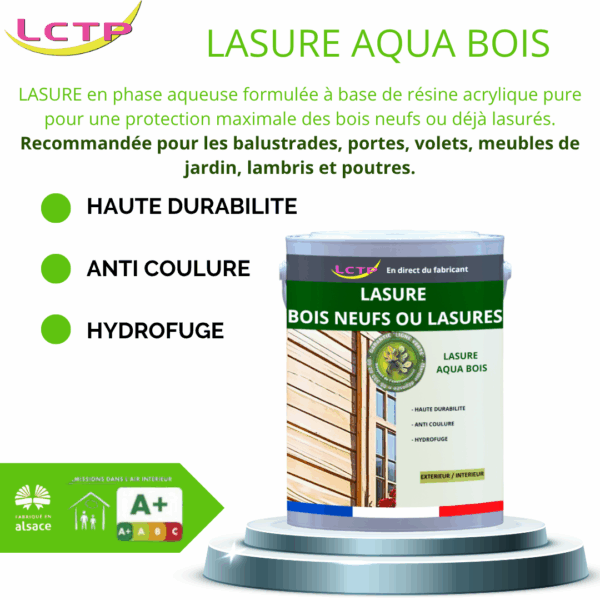 LASURE BOIS spéciale chalets, palissade et abris – Image 2