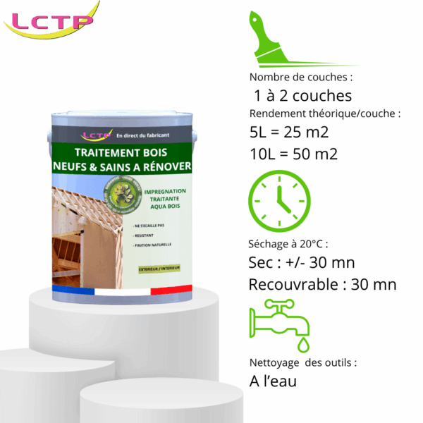 TRAITEMENT PREVENTIF spécial charpentes neuves – Image 3