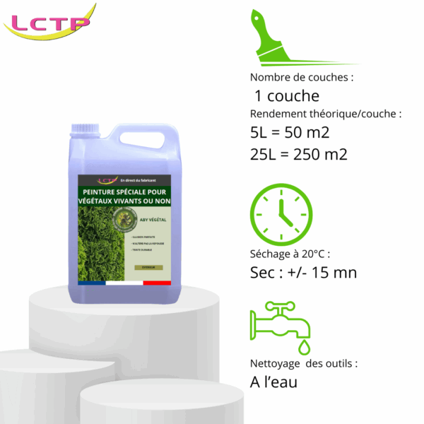 PEINTURE POUR PLANTE spéciale thuyas buis et gazon – Image 3