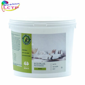 ECOPLUS SATIN - couleurs pour MURS & PLAFOND. Lessivable & résistant
