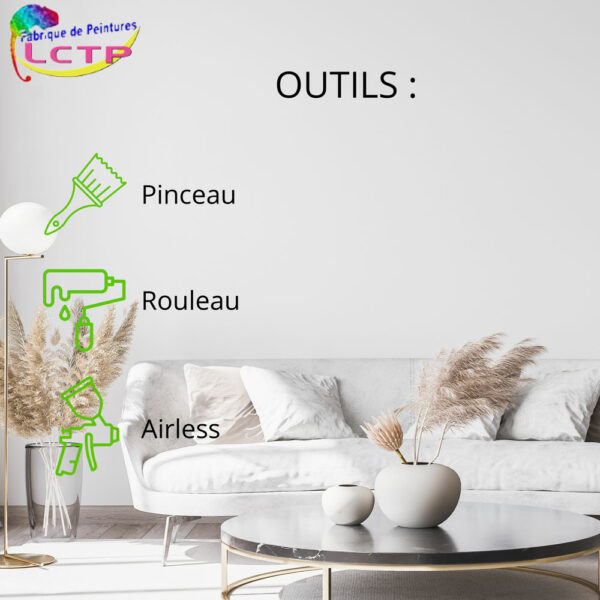 ECOPLUS SATIN - couleurs pour MURS & PLAFOND. Lessivable & résistant – Image 4