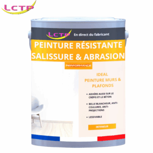 IDÉAL SATIN - blanc satiné pour MURS & PLAFOND. Résistance salissure & abrasion