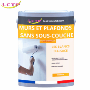 PEINTURE BLANCHE murs et plafonds neufs spéciale sans sous couche
