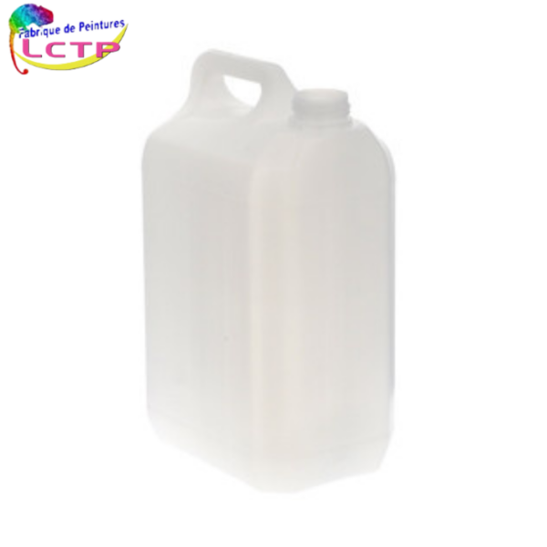 Jerrican naturel 5 L PEHD + bouchon sécurité enfant inclu