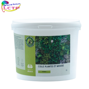 Pot de colle professionnelle plantes et mousse pour végétaux stabilisés et décorations végétales.