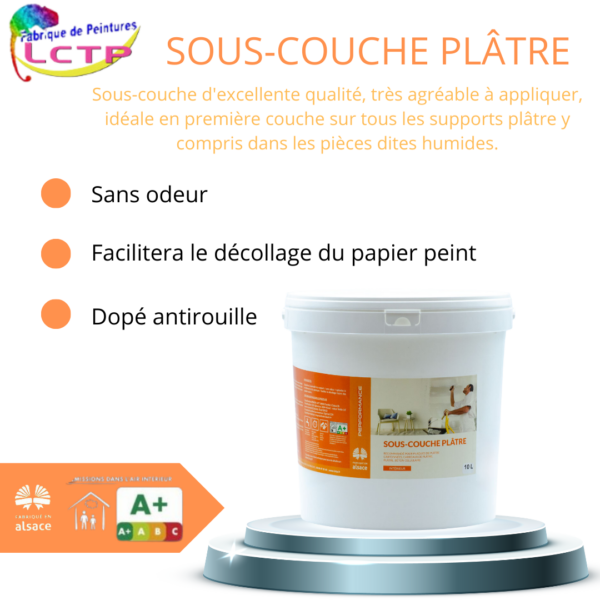 SOUS-COUCHE PLÂTRE - sous-couche pour plaque de plâtre – Image 2