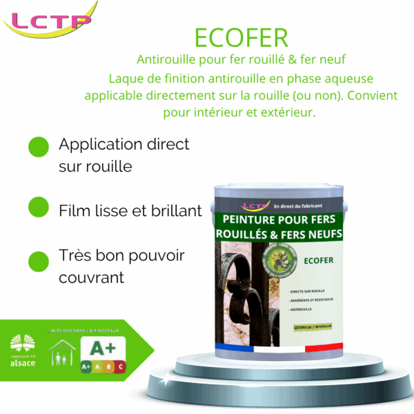 LAQUE FER SATINEE spéciale fer neufs – Image 2