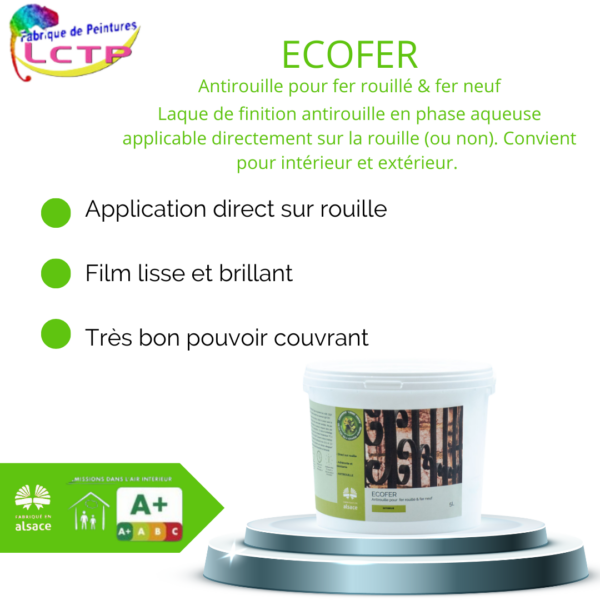 ECOFER - Antirouille pour fer rouillé & fer neuf – Image 2