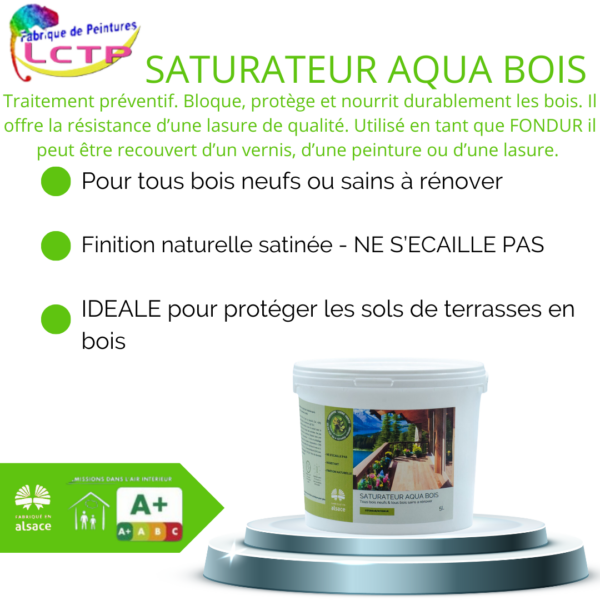 SATURATEUR AQUA BOIS - Spécial terrasses en bois – Image 2