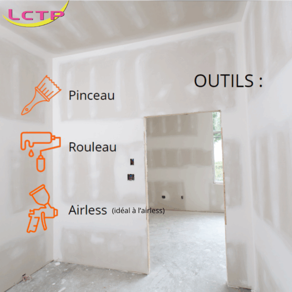 BLANC MAT - Blanc chaud mat pour MURS & PLAFOND NEUFS. Idéal à l’airless – Image 4