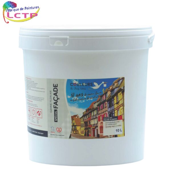 ALSACRYL - idéale pour la 1ère mise en peinture des façades neuves ou rénovation des façades saines.