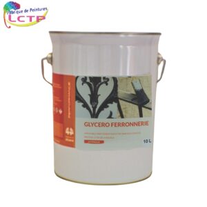 GLYCERO FERRONERIE - Laque glycéro alkyde uréthane antirouille haute qualité.