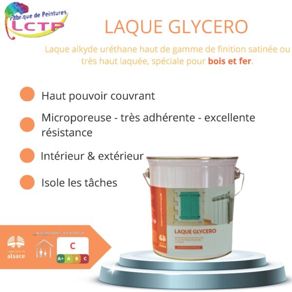 LAQUE GLYCERO SATIN - Laque alkyde uréthane – Image 2