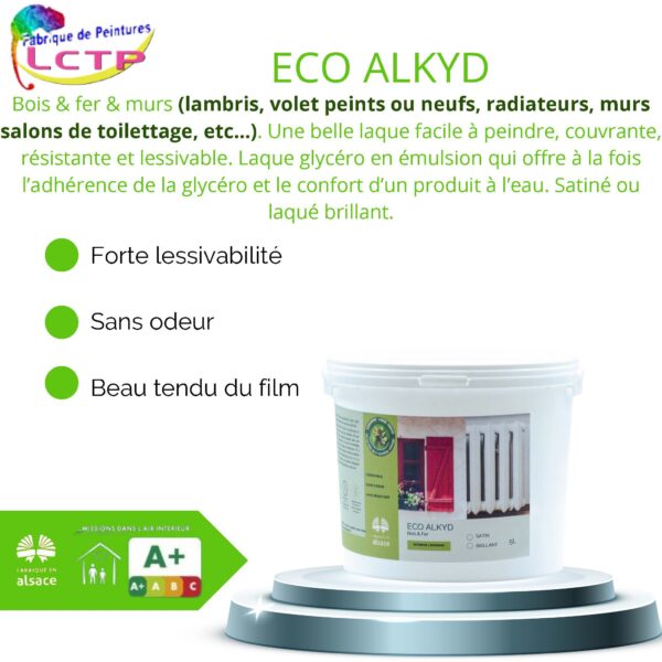 ECO ALKYD BRILLANT - une glycéro à l’eau – Image 2