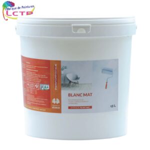 BLANC MAT - Blanc chaud mat pour MURS & PLAFOND NEUFS. Idéal à l’airless